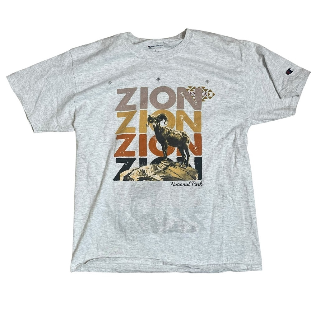 One Of a Kind Champion Zion National Park Greatful Dead Style Tee - Picture 1 of 7